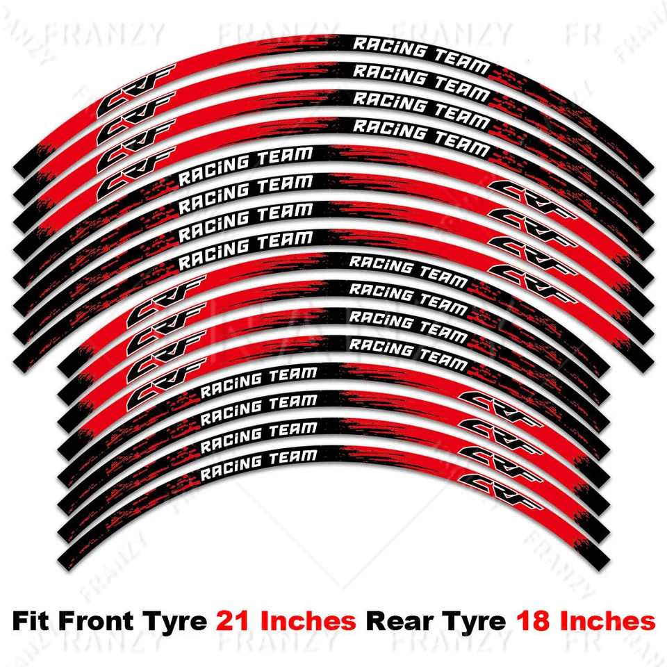 Juego De Cintas Para Llanta FIR Delantera 21” Y Trasera 18” – Protección Anti-pinchazos Para Honda CRF250L, CRF300L, CRF450L