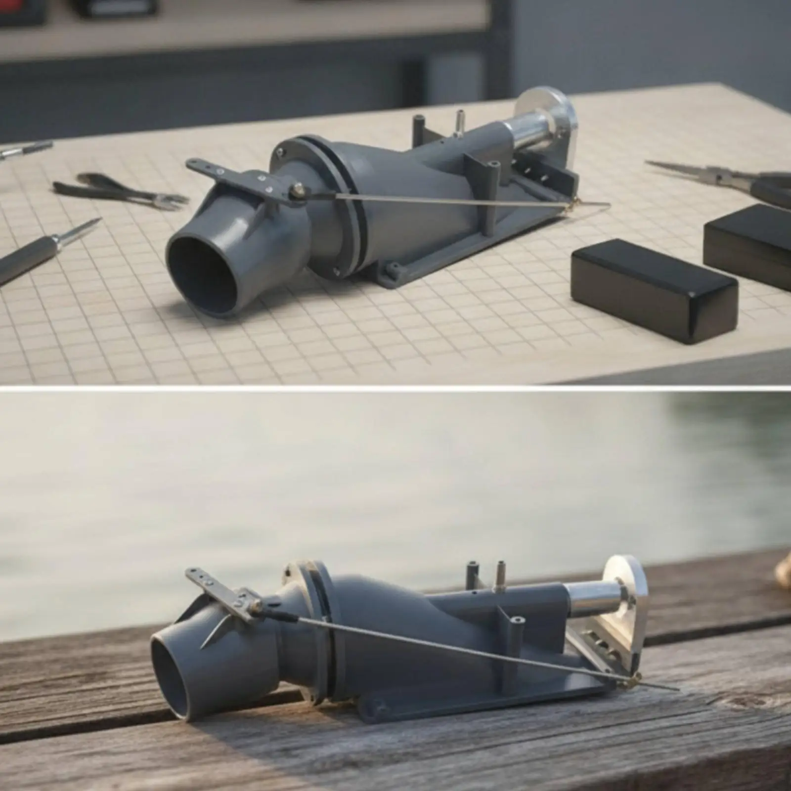 High Speed Water Cooled Propulsor a Chorro Reliable Jet Pump Unit for Model Boat