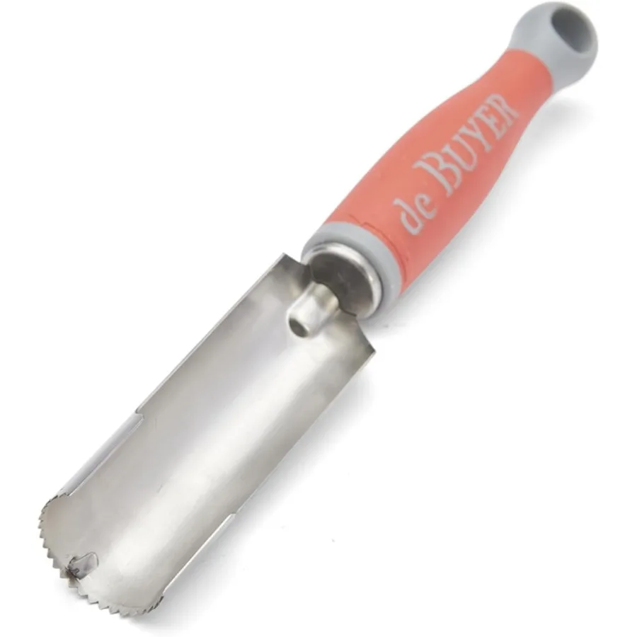 

Ручной сердечник Universal Core Concept, красный цвет с 1-дюймовым зубчатым лезвием из нержавеющей стали для эффективного удаления сердцевины фруктов и овощей