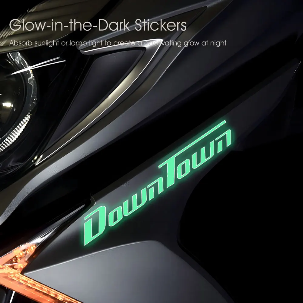 Motorcycle Glow Stickers Waterproof  Decal Downtown 300i Accessories for Downtown 125i 200i 250i 300i Down town 250 350 Sticker