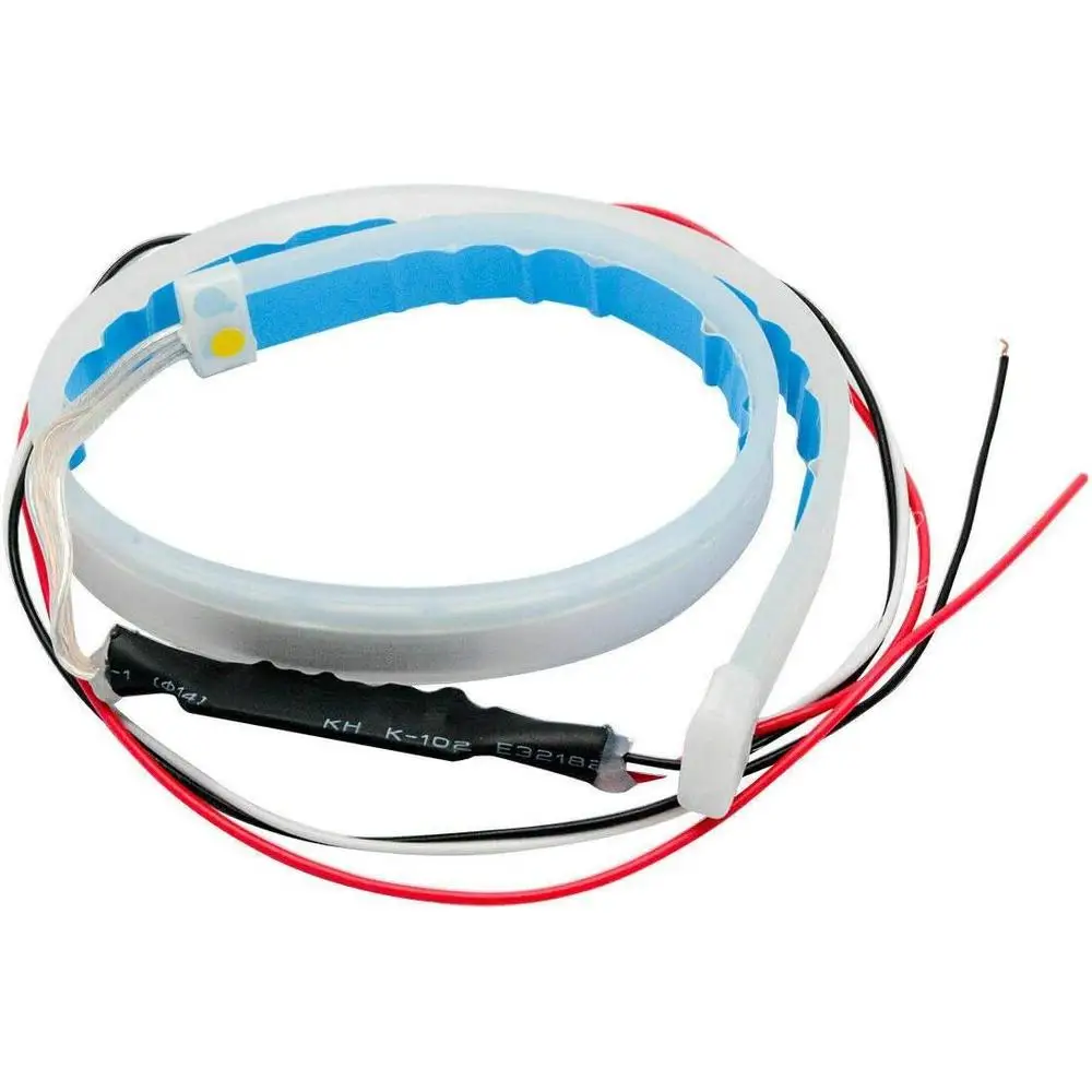 

LED Turn Signal Ligh Strip Flowing 12V 25W Headlight Switchback Driving Lamp Car Light Accessories 60CM For Bus Van Lorry Cmper