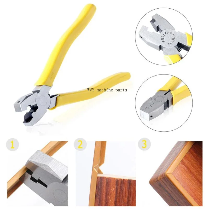 Alumínio Liga Quadro-folding Alicate V-groove Borda de Borda Ferramenta para Madeira Faça Você Mesmo Bending Quadros Cortador 90 Graus 1pc