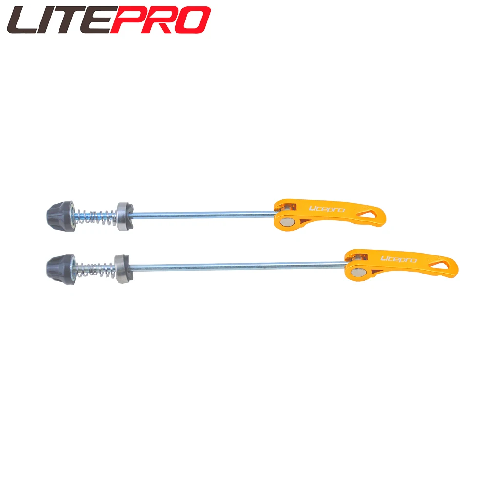 Litepro Aluminum Alloy Quick Release Lever MTB Mountain Bike Wheelset QR Rod For Road Folding Bicycles Wheels Skewers