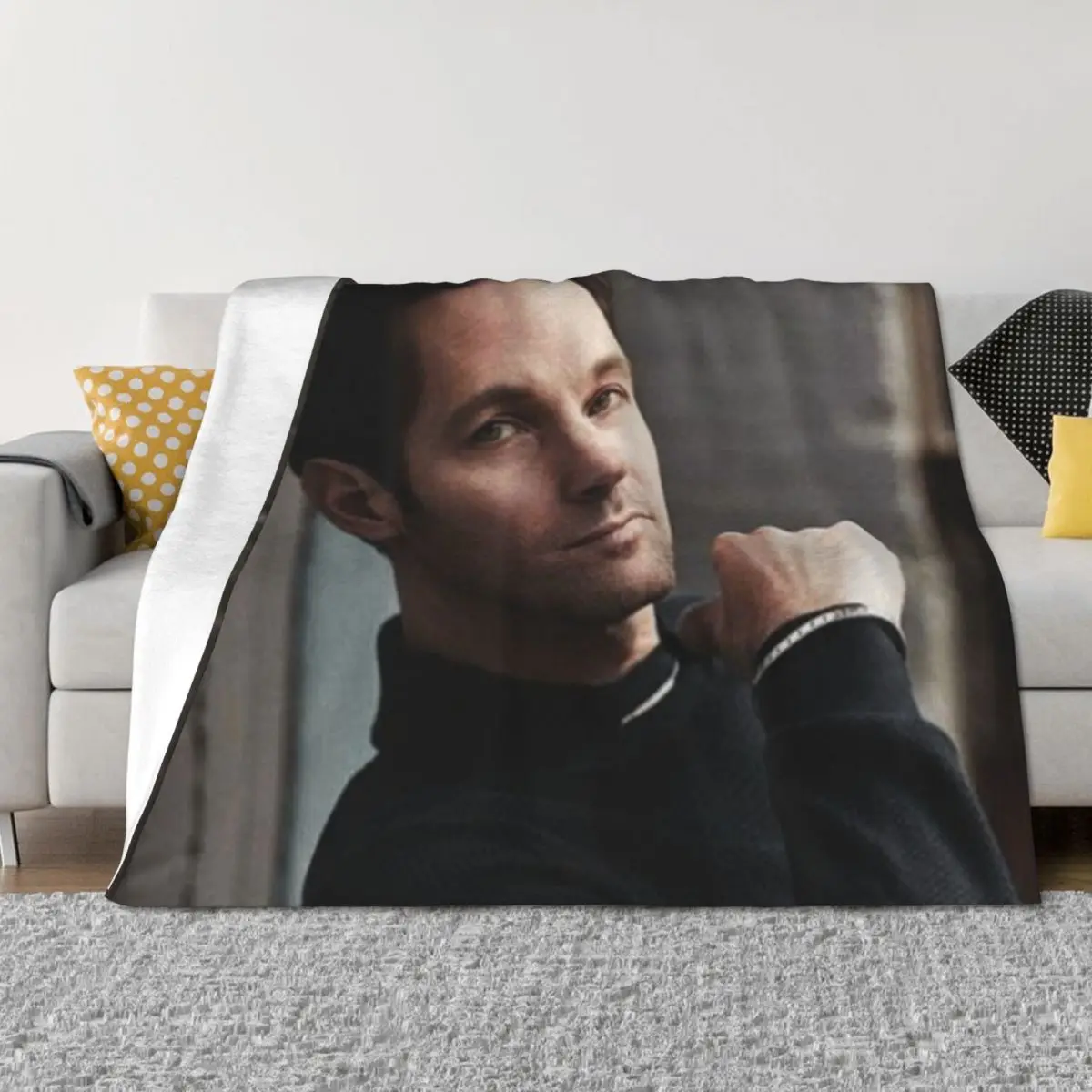 

paul rudd Throw Blanket anime Sofa Quilt Sofas halloween Blankets