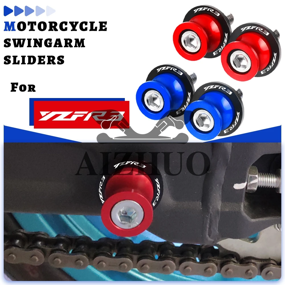 

Для YAMAHA YZFR3 YZF-R3 2015 2016 2017 2018 2019 2020 YZF R3 6 мм аксессуары для мотоциклов катушки маятника с ЧПУ слайдер подставка винт