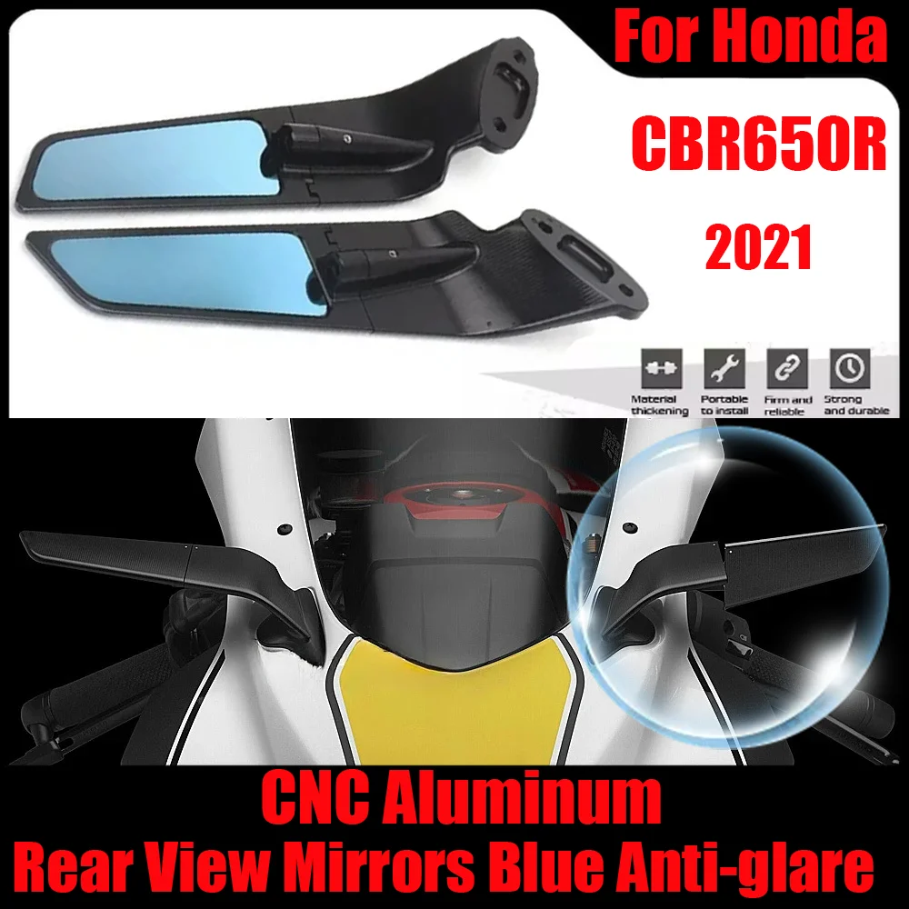 

Зеркало CBR650R 2021 для Honda CBR650R CBR 650 R 2021, аксессуары, боковое зеркало заднего вида для мотоцикла с ЧПУ 2023 2022