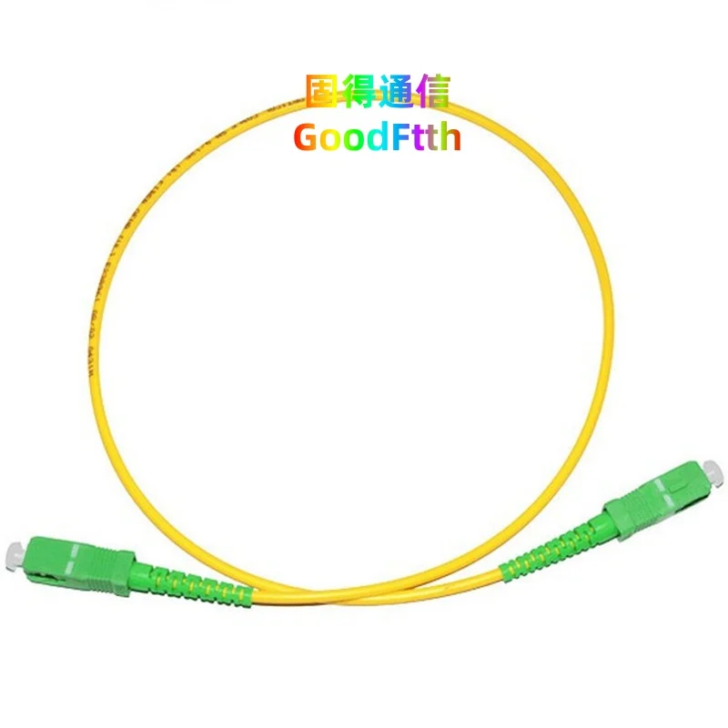 Fiber Patch Cord SC-SC APC Singlemode SM Simplex Cable 1-100m Jumper