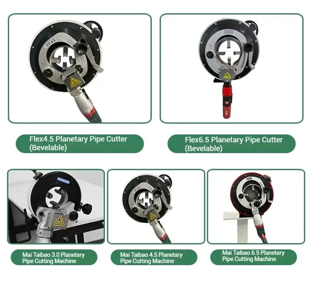 Precision Pipe Cutter Stainless Steel Pipe Cold Cutter Orbital Cutting Tool for Clean and Accurate Pipes Cutting CT-3.0