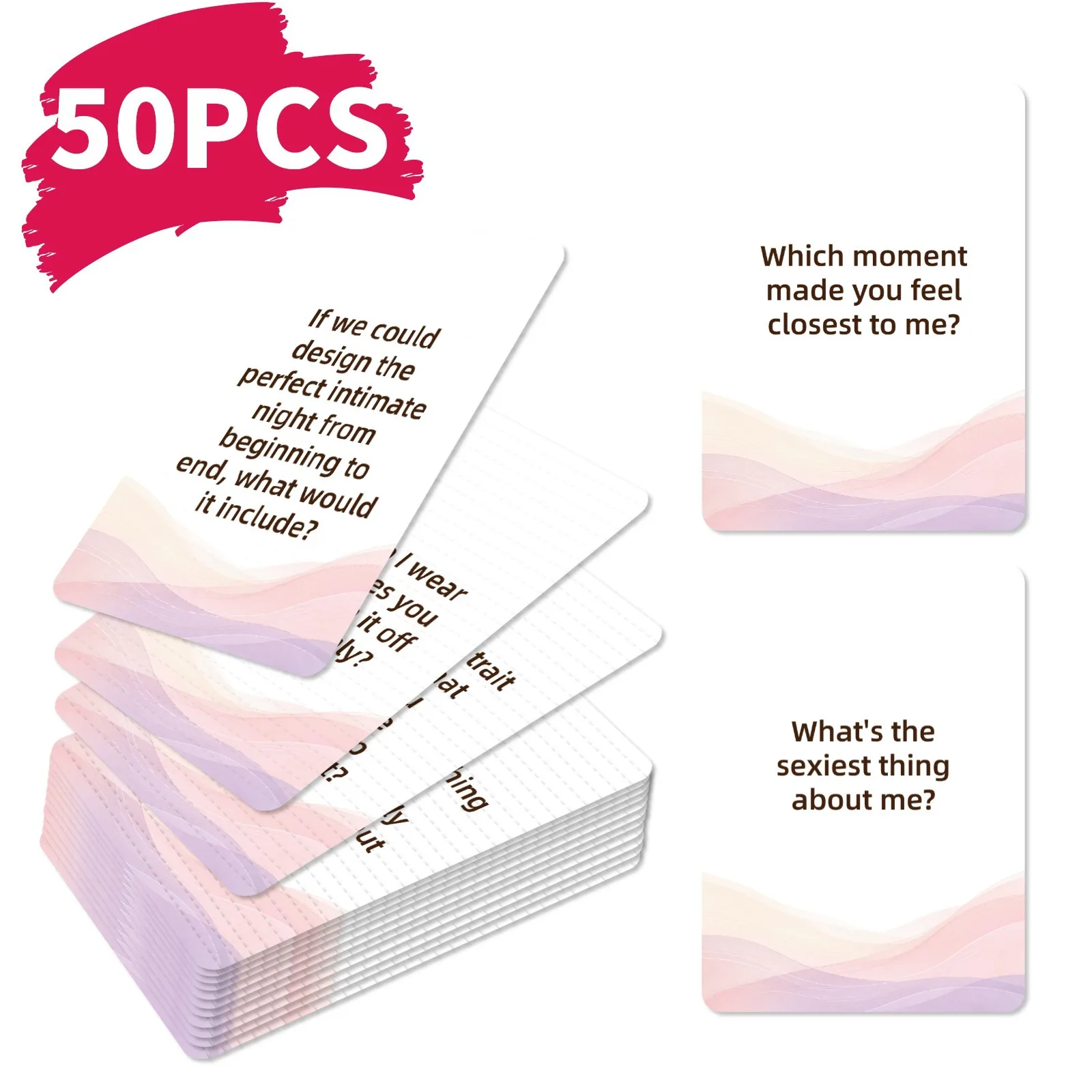 1 Box Funny Couple Interactive Question Cards Intimate Relationship Building Game Cards Romantic Dating Leisure Toy Gifts