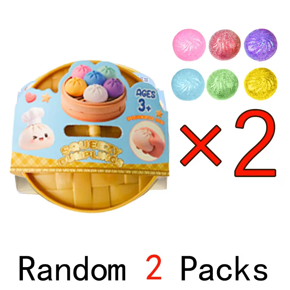Grote Dumpling Squishy Stressballetjes met Stoomfunctie Herbruikbare Rebound Knijpverlichters Speelgoed Deegbal Kantoor Cadeaus