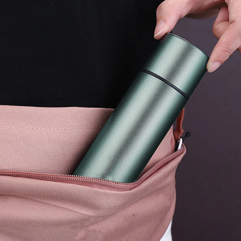 

1pc Mini Insulated Cup 500Ml Stainless Steel Vacuum Thermal Cup For Home Office Water Bottle Kitchen Barware