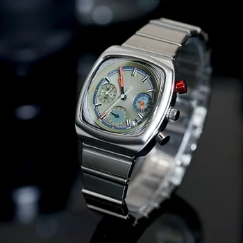 Reloj cuadrado 2024 para hombre, tendencia de moda, marca de lujo ligera, auténtico reloj deportivo Premium para hombre de alta gama