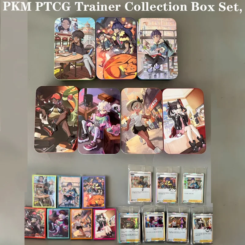 

Горячая новинка: Официальный металлический бокс-органайзер для коллекционных карт Pkm TCG с протекторами для карт и колодой. Идеальный подарок для коллекционеров и детей.