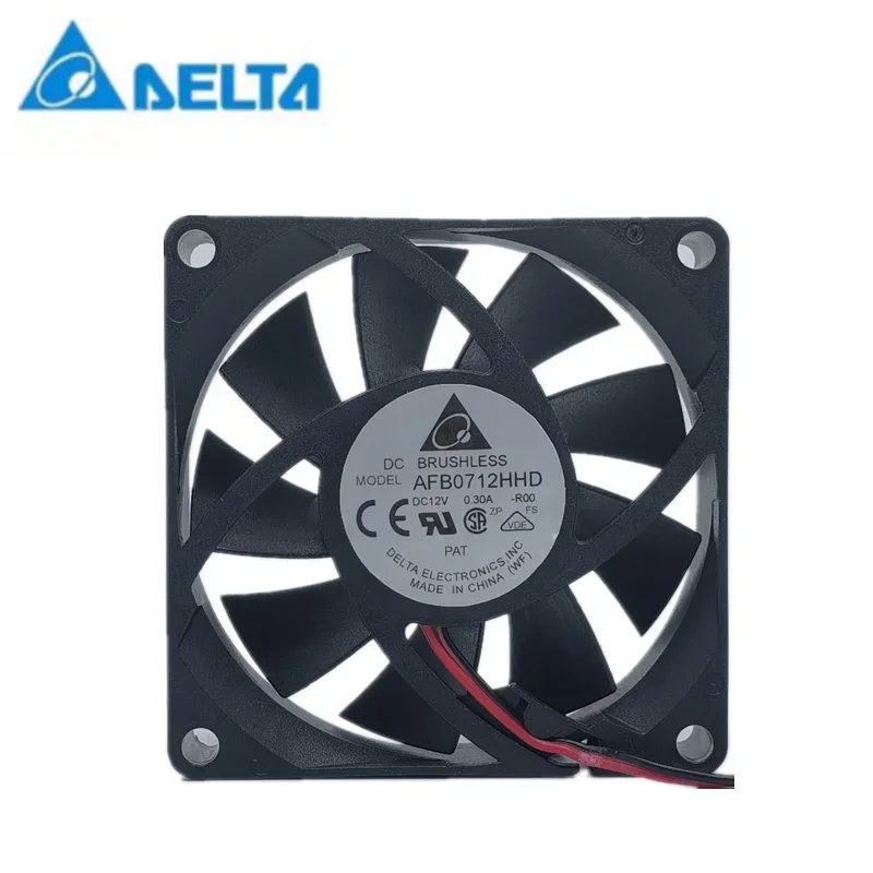 

New delta AFB0712HHD 12V 0.30a 7020 7cm computer CPU chassis cooling fan