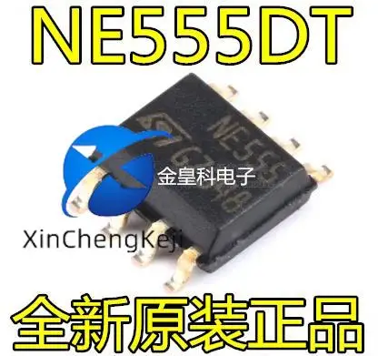 

20 шт. оригинальный новый биполярный таймер NE555DT, одноканальный, общий SOP-8