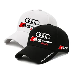 Kreatywna prezent biznesowy czapka bejsbolówka bawełniana motyw samochodu stylizacja snapback do audi sline logo motocykl f1 wyścigowa czapka Unisex prezent