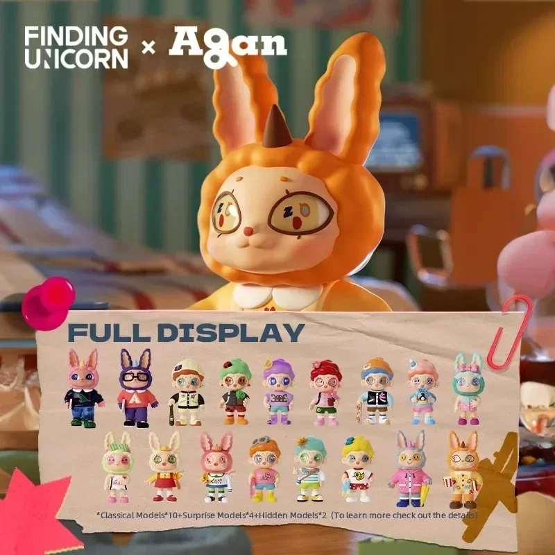 

Поиск единорога Agan Touchable City Series слепая коробка Mystery Box Caixa Sorpresa аниме фигурки для девочек милая модель подарок на день рождения