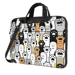 Laptop Bag Cat Paw Kitten Footprint Notebook Pouch Animal Cartoon Portable 13 14 15 15.6 Fashion Computer Pouch For Macbook Air