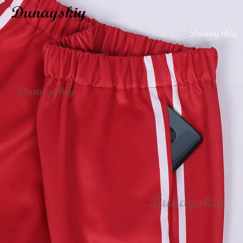 Kostum Cosplay Anime Slay The Gods Lin Qiye Wig Merah Putih Seragam Sekolah Pesta Pakaian Pria dan Wanita 2025 22 XT8