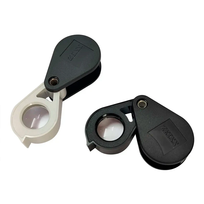 Zeiss D40 10x Pocket Loupe Premium Achromatic Lens Anti-Reflective Coating Jewelers Folding Magnifier for Jewelry & Gemology