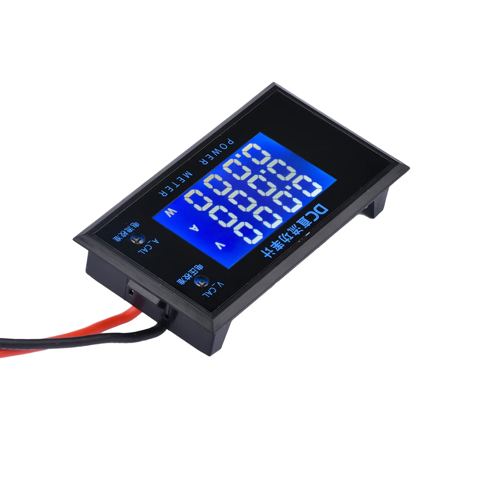 3-bit DC 5000W LCD High Precision Voltage Current Power Meter 10A 0-500V 0-5000W Voltage Current Power Meter for potentiometer