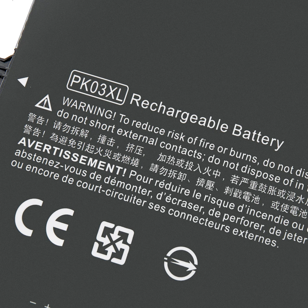 

SUOZHAN PK03XL Laptop Battery for HP Spectre Pro X360 13 G1 Series M2Q55PA M4Z17PA HSTNN-DB6S 6789116-005 11.4V 56WH