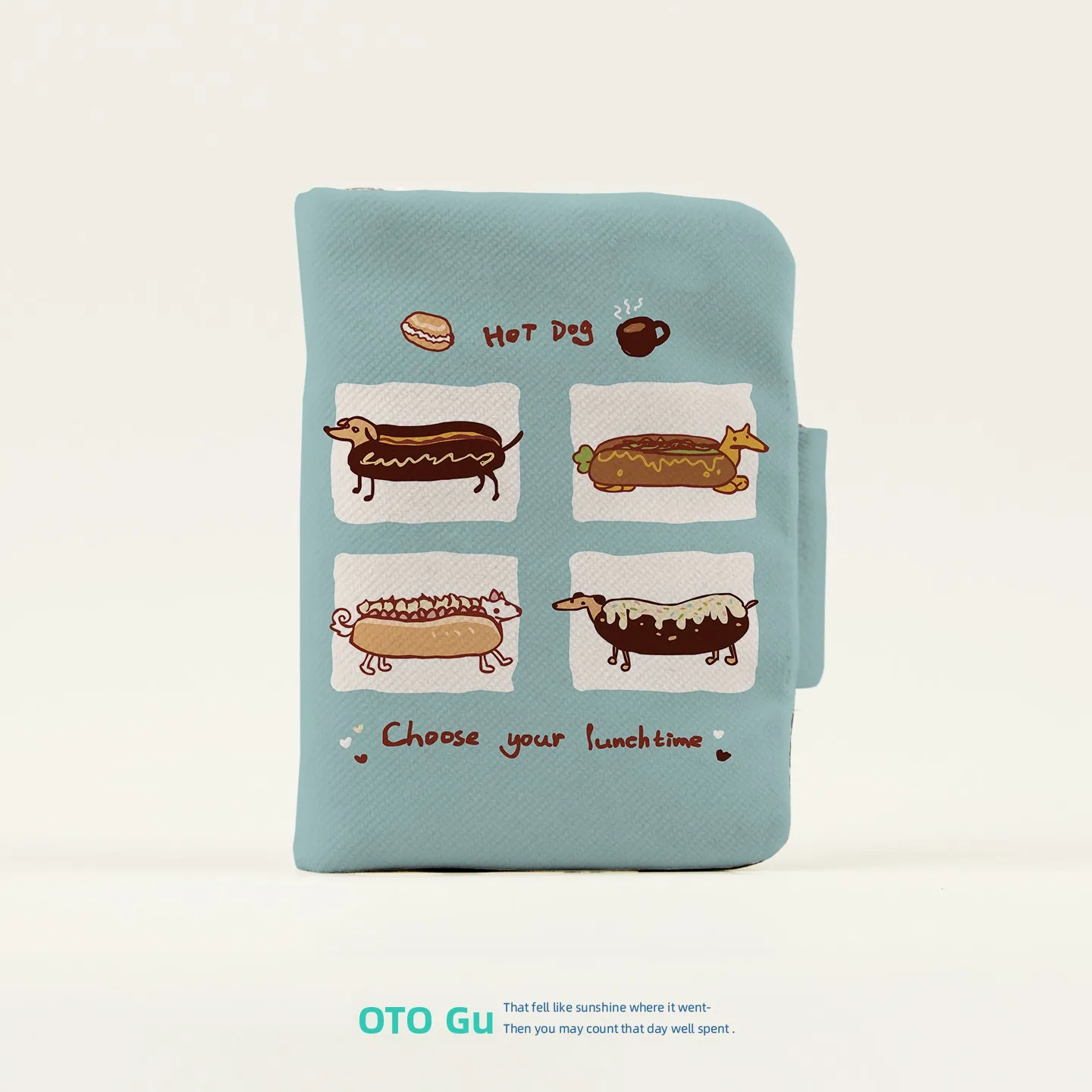 travel-passport-holder-wallet-sausage-dog-design-integrated-storage-card-case-for-documents-and-tickets-durable-polyester-mat