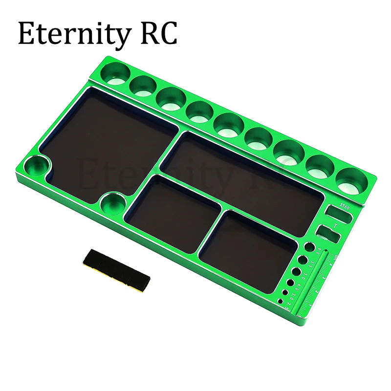 CNC الألومنيوم 200x110 مللي متر متعددة الوظائف المسمار صينية الجوز طوقا التخزين المنظم أداة ل RC سيارة قارب نماذج طائرة HSP