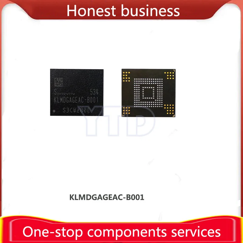 KLMDGAGEAC-B001 100% Working 100% Quality EMMC 128G BGA153 Chip Mobile Phone Hard Disk Memory Computer Storage KLMDGAGEAC 128GB