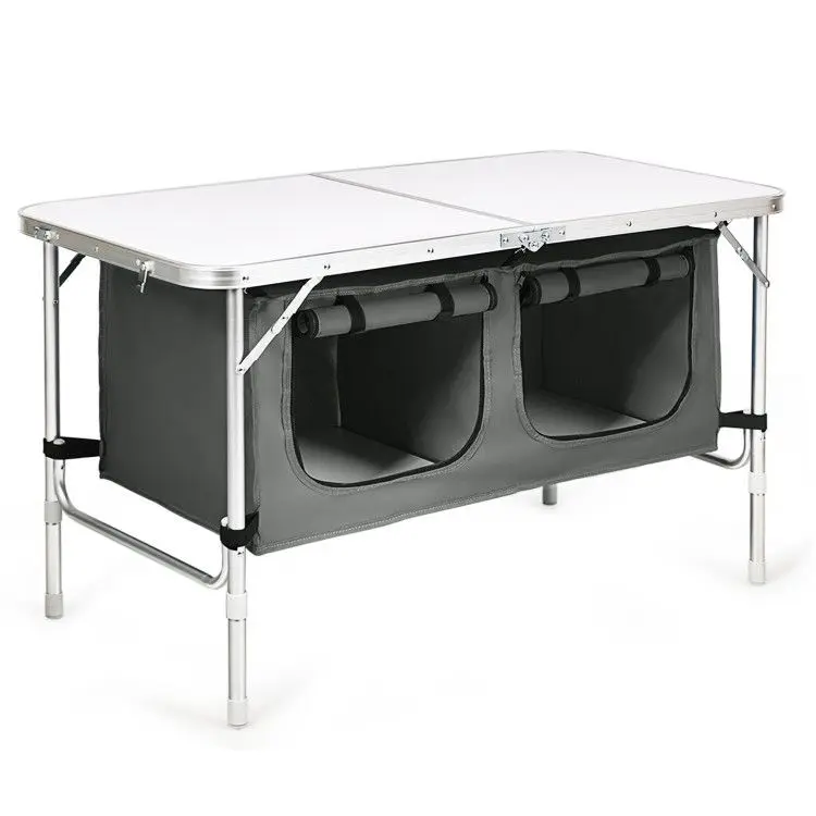 

Height Adjustable Folding Camping Table