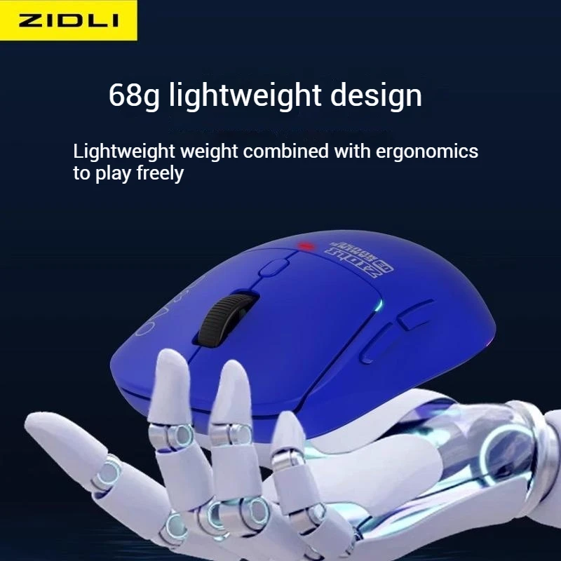 Zidli Zgm03 Gamer Mouse Lightweight Wired Mouses Rgb Backlit Portable Mouse 6000dpi Esports Gaming Mouse For Pc Laptop Gifts