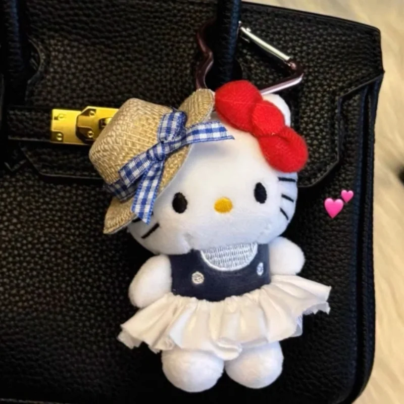 Nowy Śliczny Kotek Mini Pluszowa Lalka Zawieszka do Torby Brelok Dekoracja Kawaii Kotek Anime Gadżety Modna Zabawka Prezent Dla Dziewczynek Dzieci