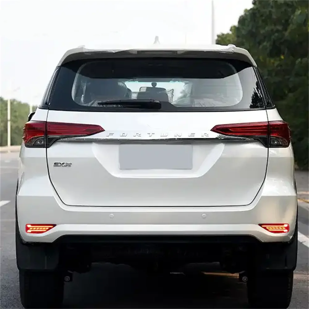 For Toyota Fortuner Reflector Rear Tail Light LED Rear Bumper Light Auto Brake Light Fits 2015 2016 2017 2018