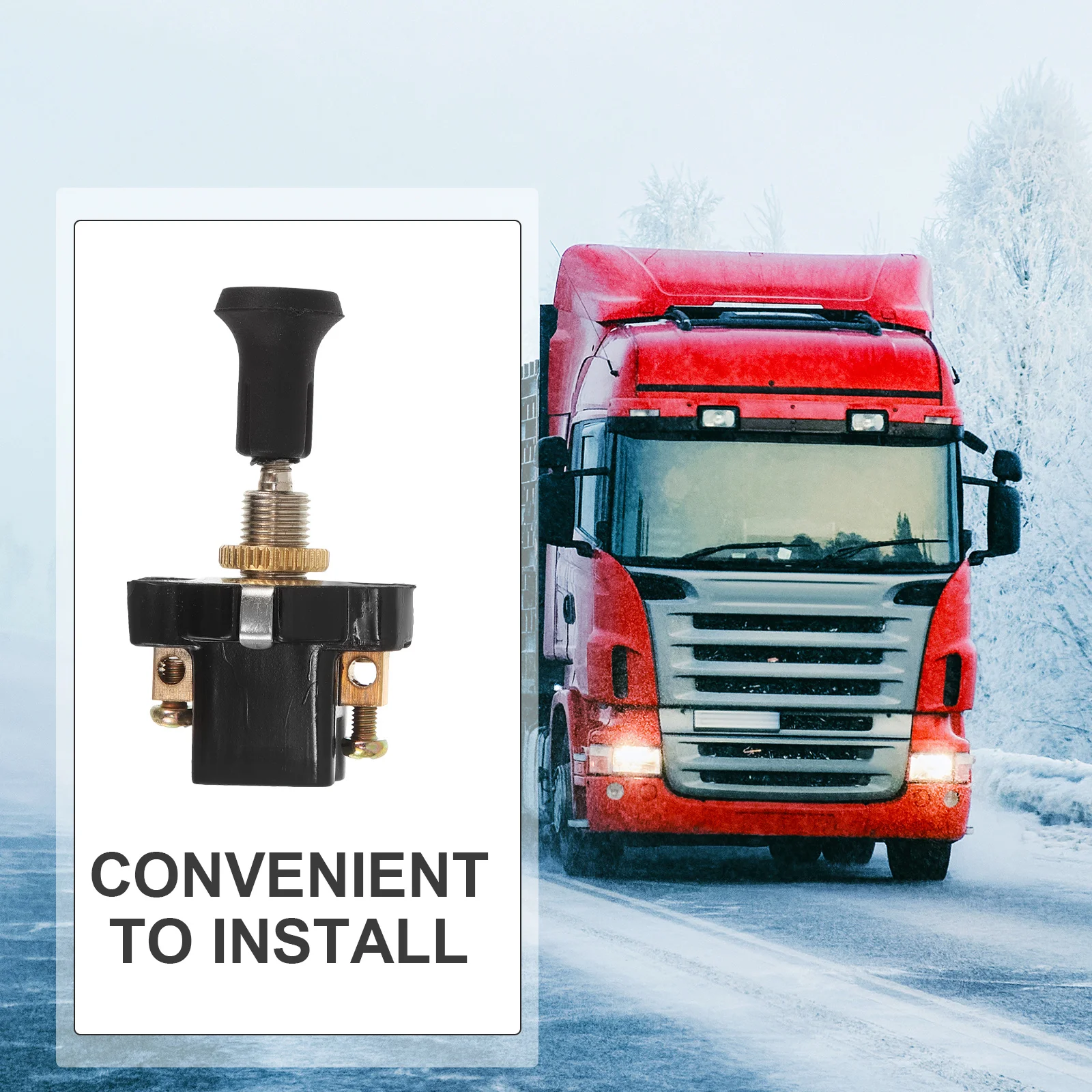 Headlight Switch 12V 24V Universal Pull Type For Truck Easy Install Heavy Duty Light Interior Parts