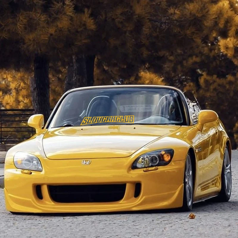 1 قطعة ملصق JDM "نادي السيارة البطيئة"، ملصق إبداعي وعصري عالي الجودة لشاحنات السيارات! لمظهر فريد من نوعه واقي من الشمس ملصق سهل