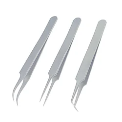 1pcs Stainless Steel Straight/curved/angled Hair Transplant Implanter Forceps Hair Transplant Instrument 110mm/115mm