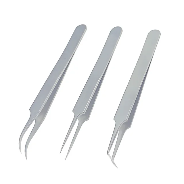 1 szt. Prosta/zakrzywiona/kątowa kleszcze do implantacji włosów ze stali nierdzewnej Instrument do przeszczepu włosów 110mm/115mm