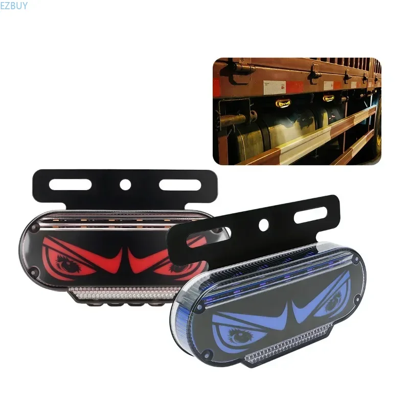 Truck side light 24v eye side light angel devil eye waterproof LED super bright area turning waist side light - view 4
