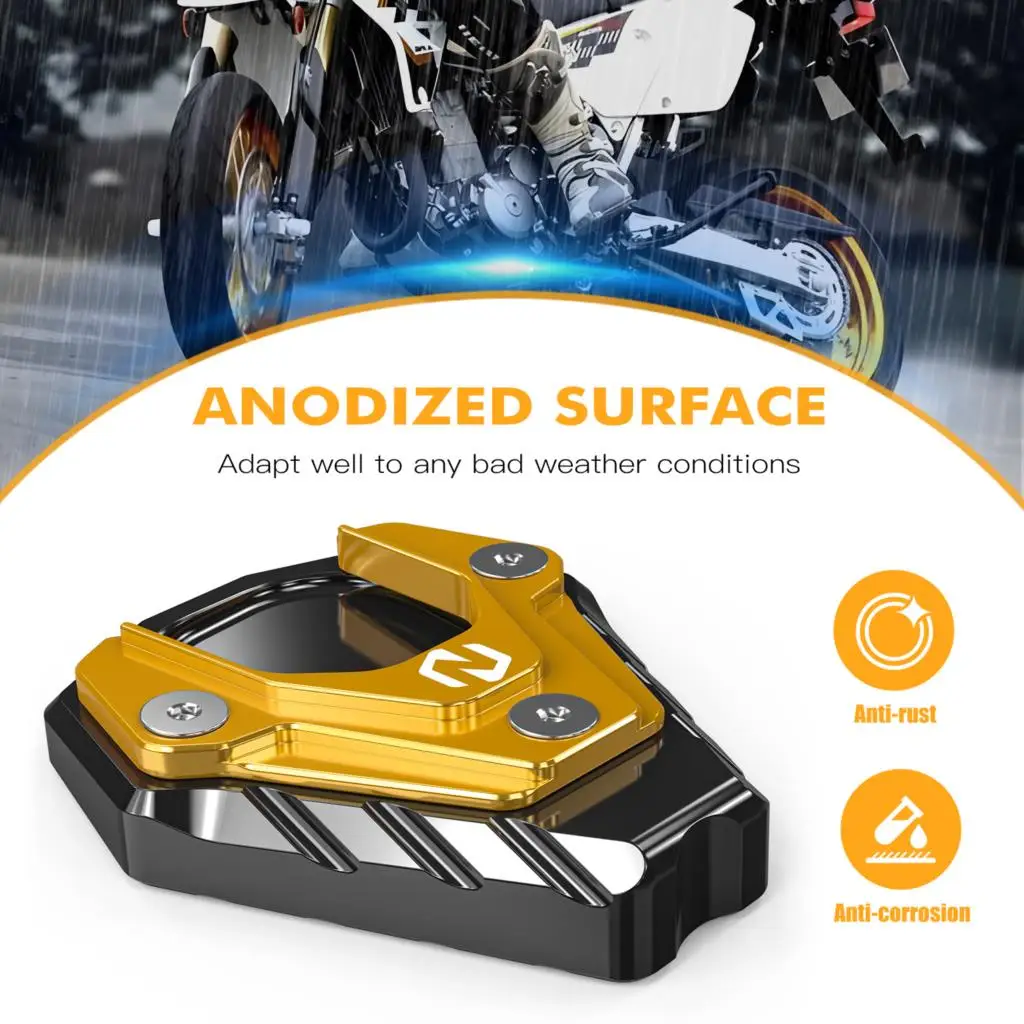 NiceCNC standar sepeda motor berdiri samping bantalan samping ekstensi untuk Suzuki DRZ400S 2000-2023 DRZ400SM 2005-2023 DRZ 400S 400SM