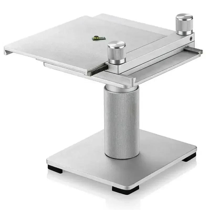 100x100mm Aluminium Alloy Microscope Stand Precision Two-way Route Mechanical Table 40mmX-Y Microscope Objective Platform Tools