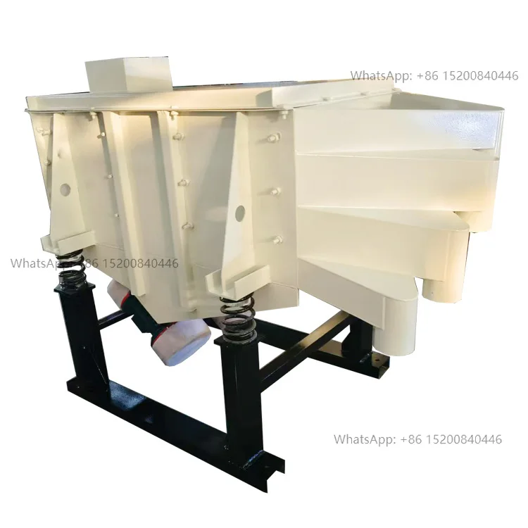 Pot Soil Grain Seed Grading Sifter Linear Vibrating Sieve