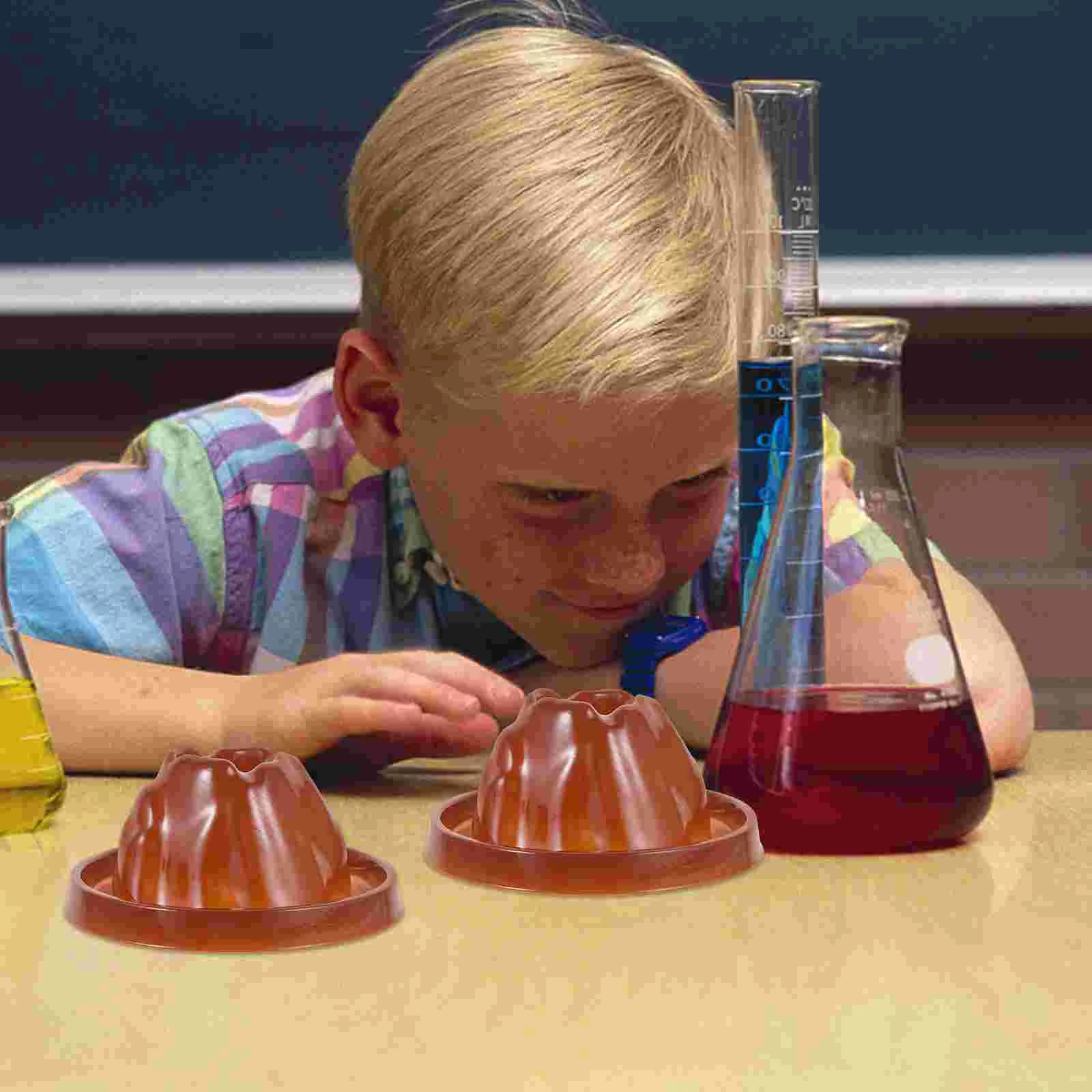 6 Pcs Volcano Experiment Kit Science Model Lab Experiments Prop Erupting Toy Models DIY Shell Kids Toys