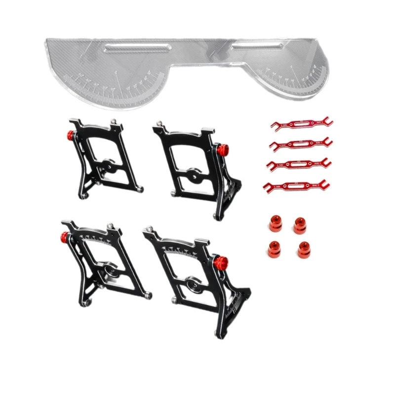 Auto Auto Lenkung Set Up System Messwerkzeug Lenkstange Einstelllineal für 1:10 Fernbedienung Auto Modifikation Werkzeug