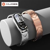 V Shape Style Strap For Mi Band 10 Watchband Accessories Metal Wrist Strap for Mi Band 10 NFC Global Version Wristband