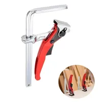 2Pcs Alloy Steel Upgrade Quick Ratchet Track Saw Guide Rail Clamp MFT Clamp Guide Rail System Woodworking DIY Fast F Clamp