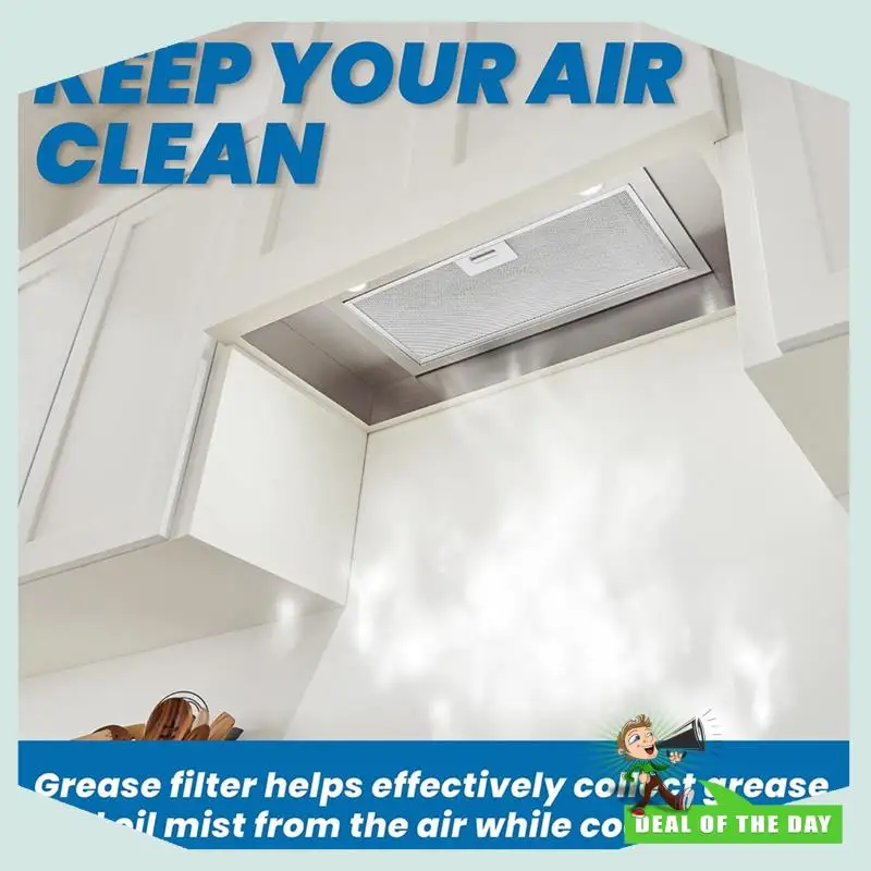 การจัดส่ง 24 ชั่วโมง Hood ตัวกรองจาระบีสําหรับ Broone Series S99010370 Range Hoods ใช้งานร่วมกับ Broan Nutone