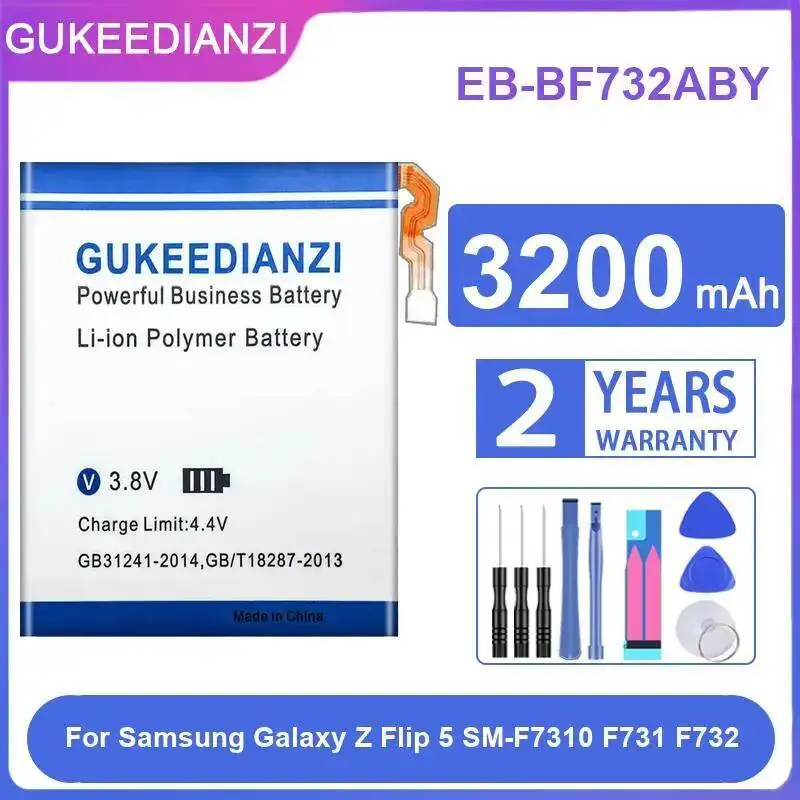 

Premium Replacement EB-BF732ABY For Samsung Galaxy Z Flip 5 SM-F7310 F731 F732 Mobile Phone Battery 3200Mah High Capacity