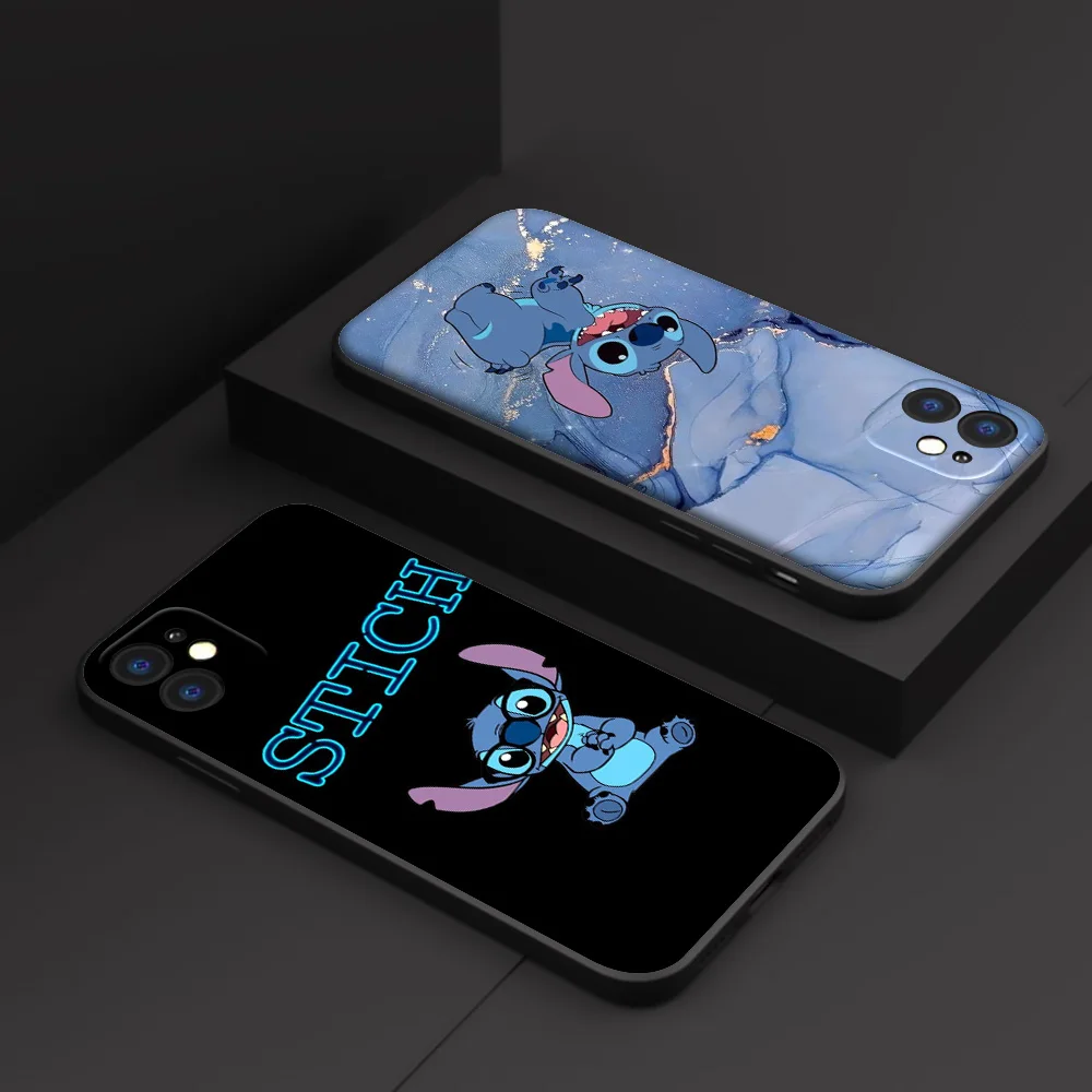 Blue Monster Stitch New High-End Soft Case for iPhone 12 11 X XS XR Pro Max 6 6s Plus SE