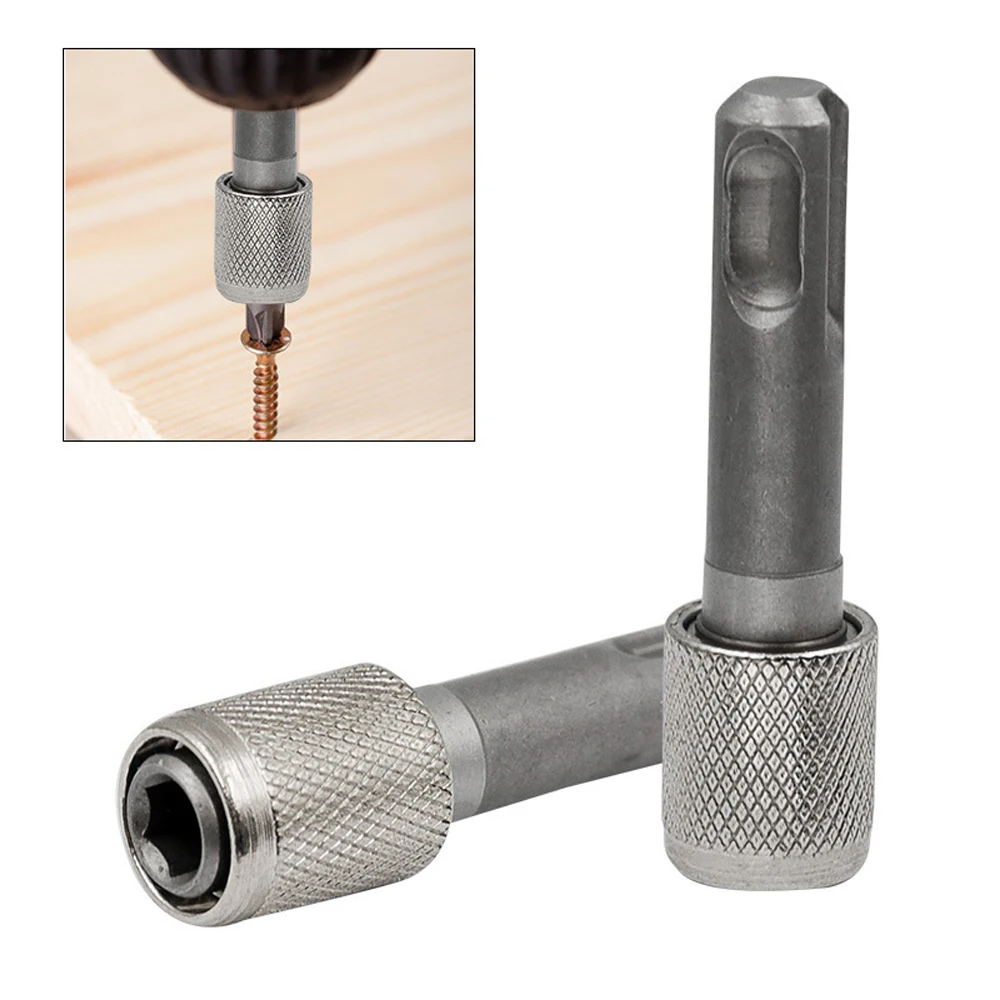 

Electric Hammer Conversion Connecting Rod Sleeve SDS Round Shank 1/4 Hex Shank Adapter Converter Impact Drill Head Adapter