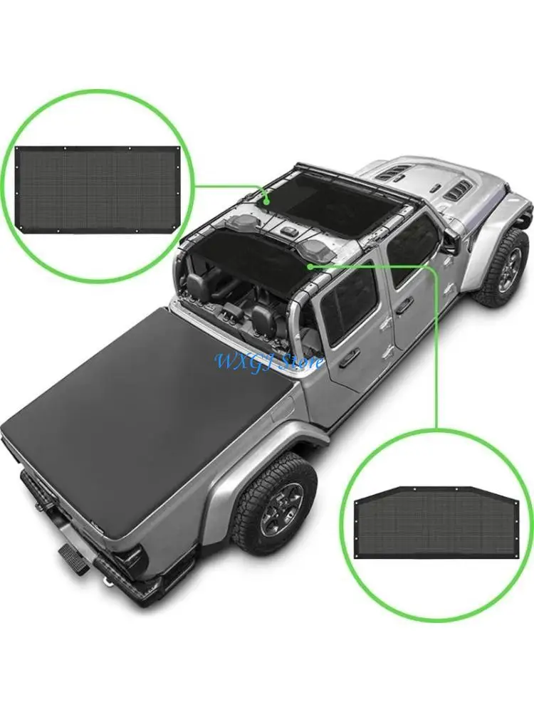 

37JE Sun Shade Cover Blocking Sun Shade For 4 Door Protects From Windnoise Enhancing Comfort Enjoy Cool Rides